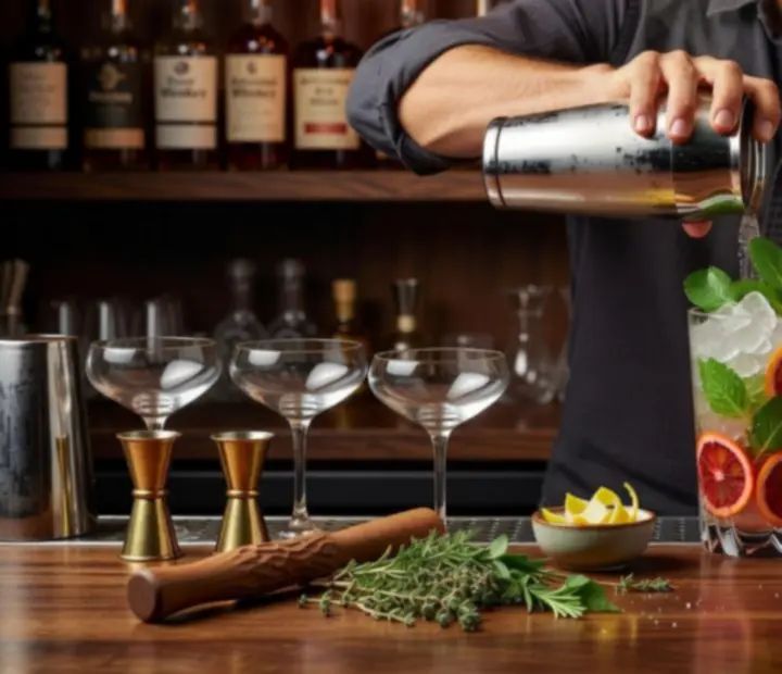 Bartenders exploring cocktails during an intimate mixology tasting session